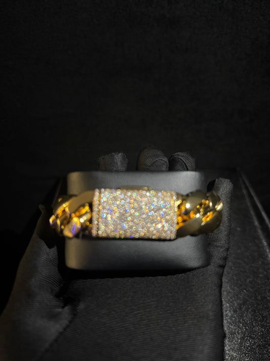 MIAMI CUBAN LINK GOLD PLATED BRACELET