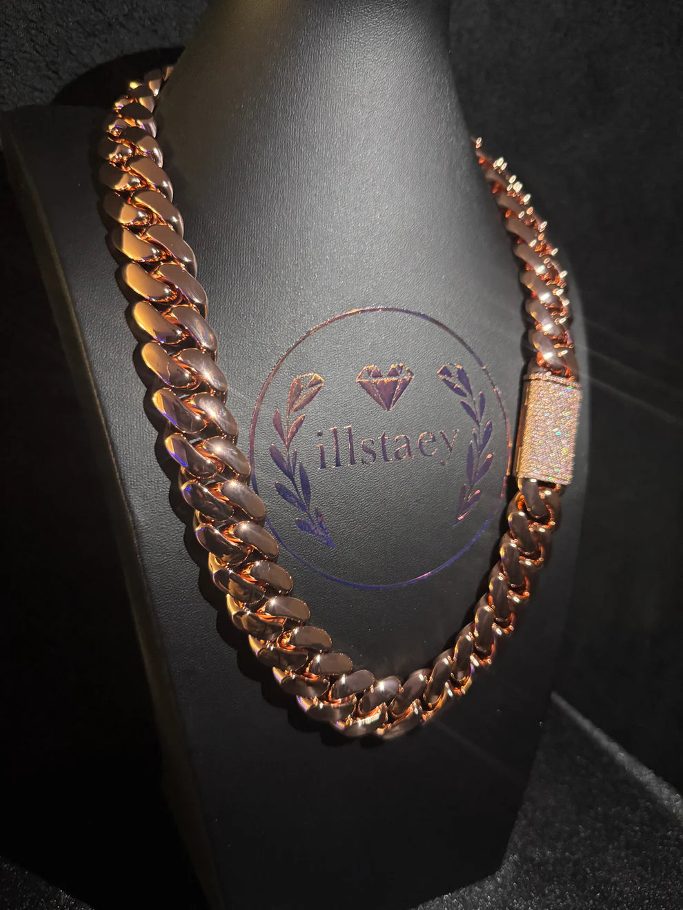 MIAMI CUBAN LINK ROSE GOLD PLATED CHAIN