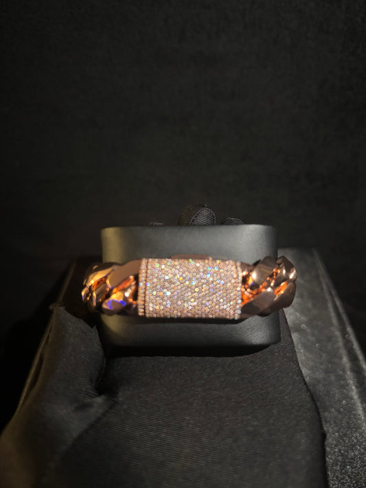 MIAMI CUBAN LINK ROSE GOLD PLATED BRACELET